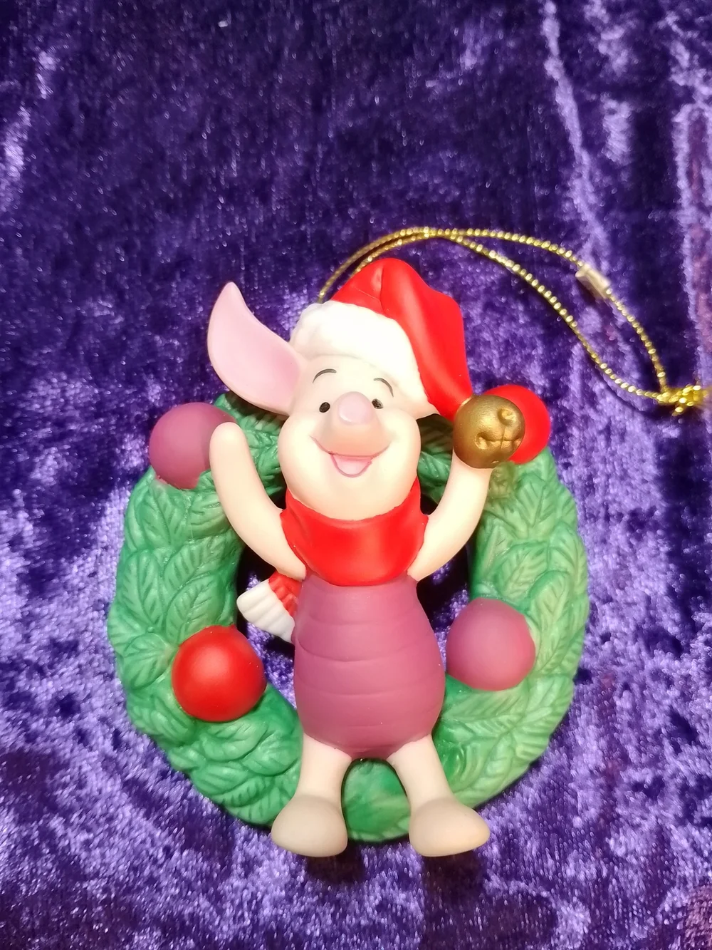 Disney Piglet Porcelain Wreath Ornament